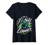 Womens The final Examiner Coroner V-Neck T-Shirt