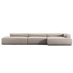 Decotique-Grand 5-Personers Sofa åben ende Venstre, Sandshell Beige