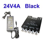 Black 24V4A 2*50W + 100W Bluetooth 5.0 TPA3116D2 puissance Subwoofer amplificateur carte 2.1 canal classe D TPA3116 Audio stéréo égaliseur ampli