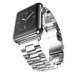 Apple Watch 9/8/7/6/5/4/3/2/1/SE - 45/44/42mm / Ultra 2 Luksus metal Beads armband Silve
