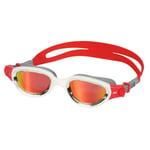 Zone3 Venator-X svømmebriller - Rød / Hvit - polariserte linser
