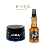 Totex Gold 150 ml Wax + Totex No:4 Brown Barber Cologne 1 Million Scene Spray