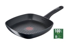 Tefal Titanium Excellence Non-Stick 26cm Grill Pan Griddle, All Hob + Induction