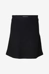 Selected FEMME - Kjol slfWoon HW Short Wool Skirt - Svart