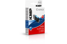 KMP C107CX - Højtydende - cyan - kompatibel - blækpatron (alternativ til: Canon 0332C001, Canon CLI-571CXL)