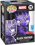 Figurine Funko Pop - Marvel Comics N°72 - Black Panther - Art Series (68251)