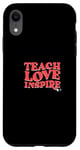 Coque pour iPhone XR Teach Unicorn Love Inspire – Joli design de professeur de licorne