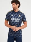 adidas Real Madrid Mens 23/24 Away Stadium Replica Shirt - Navy, Navy, Size Xl, Men