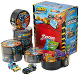 T-RACERS Series 1 – Surprise Car and Racing Driver. Build, Mix and Race. T-Racers Car can be taken apart and all parts are interchangeable. Includes the complete collection
