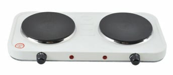2000W DOUBLE ELECTRIC HOT PLATE COOKER HOB STOVE TABLE TOP LOW WATTAGE FOOD WARM