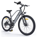 ENGWE HillMiles MileTrail 1 Elcykel – 26” E-Bike med 250W Motor, Vridmomentssensor, 25 km/h Hastighet, Hydrauliska Skivbromsar & Upp till 100 km Räckv