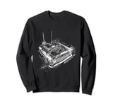 Vintage CB Radio Sketch Sweatshirt