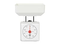 Home Balance de Cuisine mécanique en ABS Diététique Blanc, Poids Maximum : 0,5 kg, Standard, Medium
