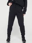 UNDER ARMOUR Girls Rival Fleece Joggers - Black/White, Black/White, Size Xl=13-15 Years