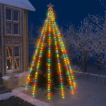 vidaXL Julgransbelysning 500 cm med lysdioder färgglad inne/ute 328899