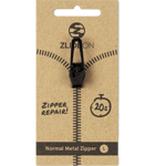 Zlideon Normal Metal Zipper L Retkeilytarvikkeet BLACK