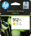 HP 912XL Yellow original ink cartridge for HP Officejet Pro 8022 8023 8024
