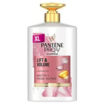 Pantene Après-shampoing Épaississant Lift & Volume | Biotine Et Eau De Rose | XL Avec Pompe, 1 L