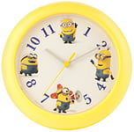 Minions Wall Clock, Yellow, 25 x 25 x 2.2 cm