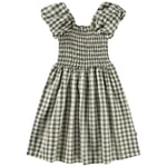 Molo Cherisla Short-Sleeved Dress Sun Check | Gul | 122/128 cm