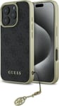Guess Guhcp16xgf4ggr Apple Iphone 16 Pro Max 6.9" Dėklas Telefonui Juodos Spalvos 4G Charms Collection