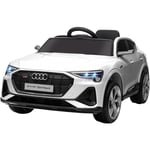 Homcom - Voiture véhicule électrique enfant e-tron Sportback s line 12 v - v. max. 8 Km/h - effets sonores, lumineux - télécommande, port usb, MP3