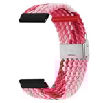 Flätat klockarmband Garmin VivoActive 5 - Gradientred