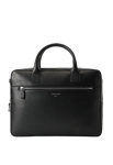 Tiger of Sweden Beckholmen Medium Leather Travel Bag Svart