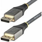 Com Câble DisplayPort 1.4 Certifié vesa 2m - 8K 60Hz HDR10 - Vidéo Ultra hd 4K 120Hz - Cordon Moniteur/Écran dp 1.4 - Câble DisplayPort vers