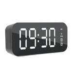 Mirror Surface Alarm Clock Speaker Digital Wireless Alarm Clock UK