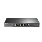 TP-Link TL-SG105PP-M2 nätverksswitchar Ohanterad Gigabit Ethernet (10/100/1000) Strömförsörjning via Ethernet (PoE) stöd Svart