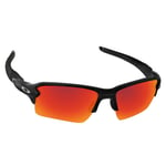 Newest Replacement Lenses for-Oakley Flak 2.0 XL Sunglass Orange Red Polarized
