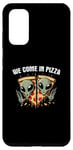 Galaxy S20 We Come In Pizza - Funny Alien Pizza Crew Pun Pizza Lover Case