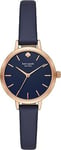 Kate Spade New York Klockarmband KSW9004 Läder Blå 10mm