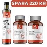 Dynamic Code ENERGI - Upgrit C8 MCT-olja 500ml, NAD-Komplex & Fokus