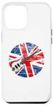 iPhone 14 Pro Max Bass Guitar UK Flag Bassist Britain British Musician Case