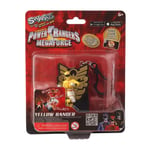 Yellow Swappz Power Ranger Mega Force Mini Figure Collectable Game Clip Keychain