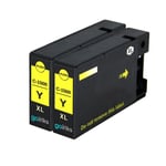 2 Yellow XL Printer Ink Cartridges for Canon MAXIFY MB2150, MB2350, MB2755