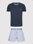 Emporio Armani Short Pyjama Set Size Large Short Sleeve Loungewear BNWT RRP £85