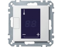 Schneider Merten System M temperaturregulator universal 230V 5-50 grader IP20 med pekskärmsmekanism (MTN5775-0000)