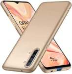 Wuzixi Case for Oppo Find X2 Lite. Resilient Shock Absorption and Ultra Thin Design Cover, Rubberized Hard PC Back Case, Case Cover for Oppo Find X2 Lite.Gold