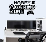 Gaming Zone Personalised Wall Stickers Xbox 1 Controller Gamer Vinyl Decals Decor Xbox ONE UK Seller (Other Colour (Message me), W60xH40cm)