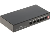 Dahua Technology Poe Dh-Pfs3006-4Et-36, Fast Ethernet (10/100), Strömförsörjning Via Ethernet (Poe) Stöd