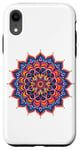 Coque pour iPhone XR Mandala Joli Mandala Coloré Méditer Yoga Cristaux Joie