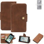 Protection case for Motorola Edge 30 Neo Wallet Case Cover Brown