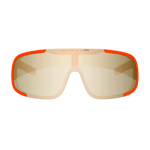 POC Aspire cykelglasögon flou orange translucent/clarity road/partly sunny gold
