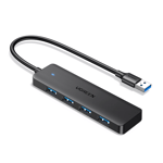 Ugreen HUB med 4x USB 3.0 Ports Och USB-A 3.0 - Svart
