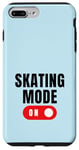 Coque pour iPhone 7 Plus/8 Plus Mode patinage sur patin à glace - Cadeau - Design graphique
