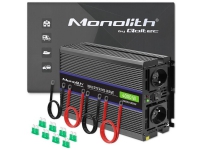 Qoltec Monolith 4000 MS Wave Voltage Converter | 12V to 230V | 2000/4000W | USB