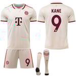 Bayern München Borta Fotbollströja Barn 2024-2025 Ny Nr.9 KANE S